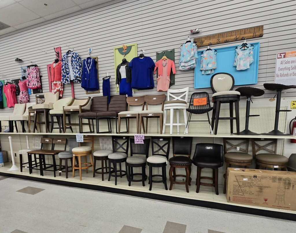 Sales Floor Bar Stools & Dining Chairs